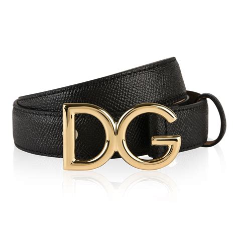 dolce and gabbana leather belt